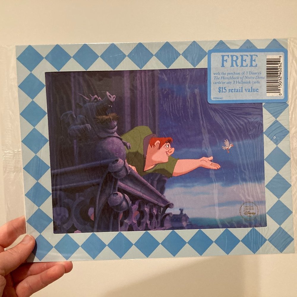 Hunchback of Notre Dame Lithograph 8x10 (featuring Quasimodo)